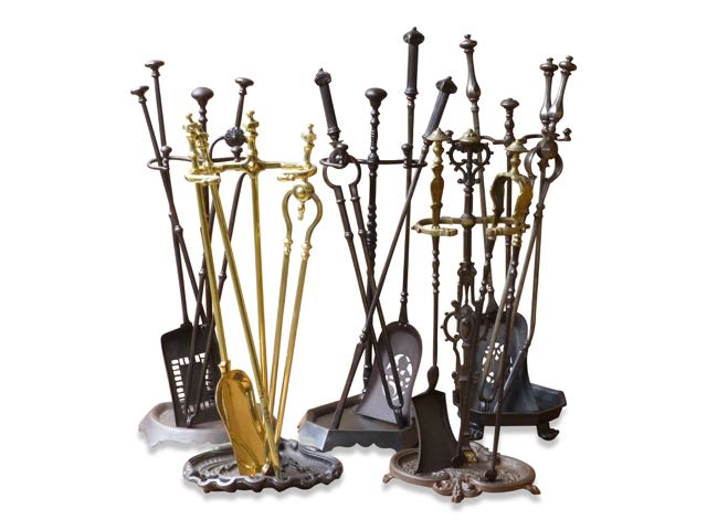 Serviteur/garniture de cheminée ensembles d'outil pince à feu