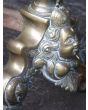 Chenets Louis XV en Fer forgé, Bronze 