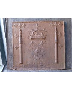Plaque de Cheminée 'Armes de France'