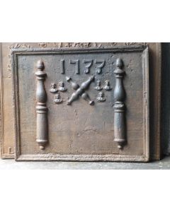 Plaque de Cheminée 'Croix de Saint André'
