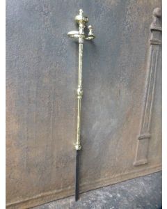 Tisonnier en Laiton Poli