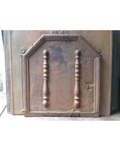 Plaque de Cheminée 'Colonnes d'Hercule'