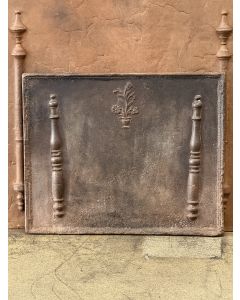 Plaque de Cheminée 'Panier de Fleurs'