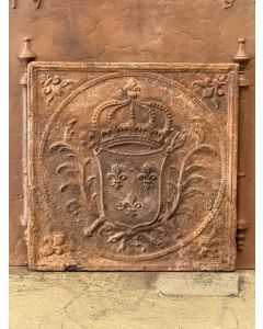 Plaque de Cheminée 'Armes de France'