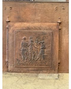 Plaque de Cheminée 'Soldats'