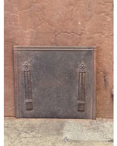  Plaque Cheminée 'Piliers de la Liberté'