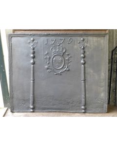 Plaque de Cheminée 'Armes de France'