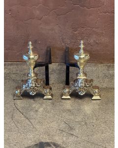 Chenets Style Louis XIV