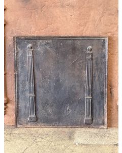 Plaque de Cheminée 'Colonnes de Liberté'