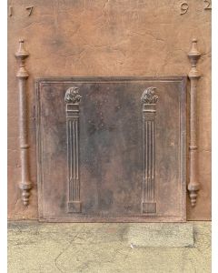 Plaque de Cheminée 'Colonnes de Liberté'