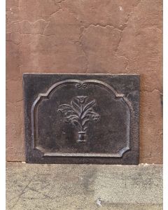 Plaque de Cheminée 'Panier de Fleurs'