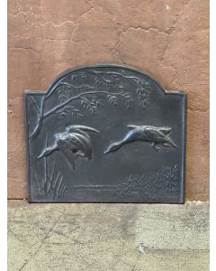 Plaque de Cheminée 'Scène Rurale'