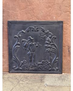Plaque de Cheminée 'Chasseur'