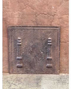 Plaque de Cheminée 'Colonnes de Liberté'
