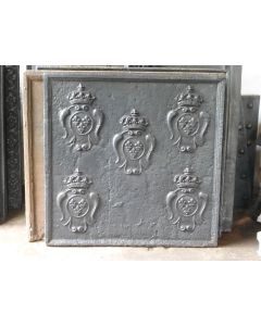 Plaque de Fonte avec Blason