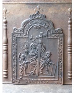 Plaque de Cheminée 'La Foi'
