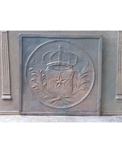 Plaque de Cheminée 'Armes de France'