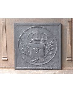 Plaque de Cheminée 'Armes de France'