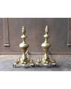 Chenets Style Louis XIV