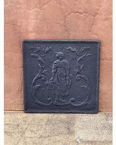 Plaque de Cheminée 'Femme'