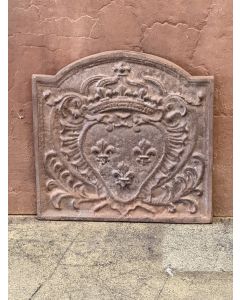 Plaque de Cheminée 'Armes de France'