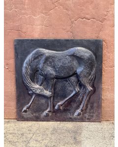 Plaque de Cheminée 'Chevaux'