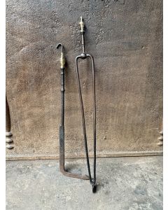 Ancien Serviteur Cheminée Néerlandais