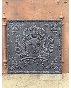 Plaque de Cheminée 'Armes de France'