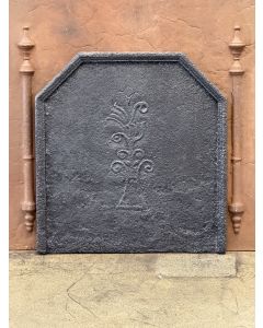 Plaque de Cheminée 'Panier de Fleurs'