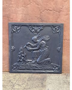 Plaque de Cheminée 'La Vendange'