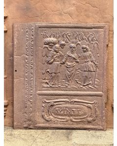 Plaque de Cheminée 'Thème Religieux'