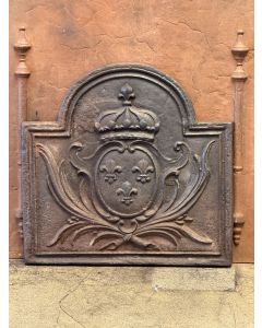 Plaque de Cheminée 'Armes de France'
