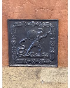 Plaque de Cheminée 'Hercule et le Serpent'