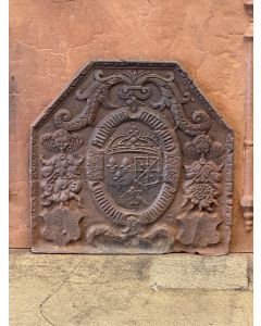 Plaque de Cheminée 'Armes de France et Navarre'