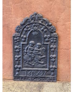 Plaque de Cheminée 'Amours'