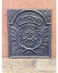 Plaque de Cheminée 'Armes de France'