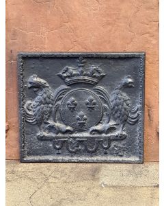 Plaque de Cheminée 'Armes de France'
