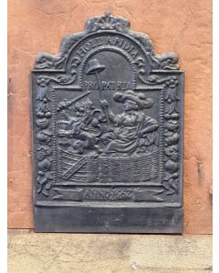 Plaque de Cheminée 'Pro Patria'