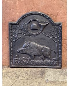 Plaque de Cheminée 'Allégorie de la Chasse'