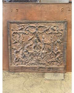 Plaque en Fonte Chinoiserie