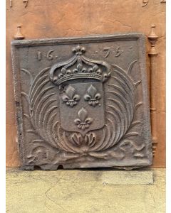 Plaque de Cheminée 'Armes de France'
