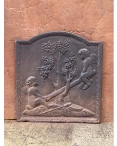 Plaque de Cheminée 'Amours'