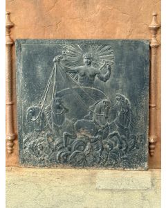 Plaque de Cheminée 'Apollon et sa Lyre'
