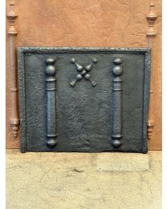 Plaque de Cheminée 'Croix de Saint André'