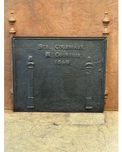 Plaque de Cheminée 'Colonnes de Liberté'