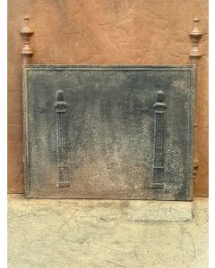 Plaque de Cheminée 'Colonnes de Liberté'