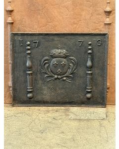 Plaque de Cheminée 'Armes de France'