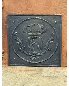 Plaque de Cheminée 'Piper Danse avec Chien'