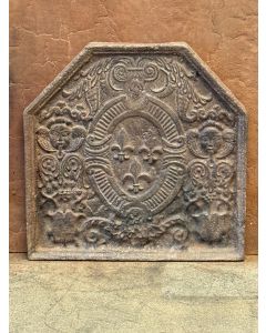 Plaque de Cheminée 'Armes de France'