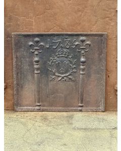 Plaque de Cheminée 'Armes de France'
